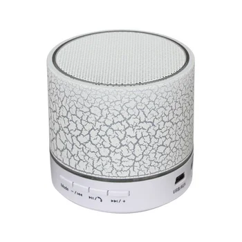 

Hot Fashion A9 Smart LED Light Crack Mini Wireless Portable Bluetooth Stereo Speaker Support TF card/USB flash drive/FM
