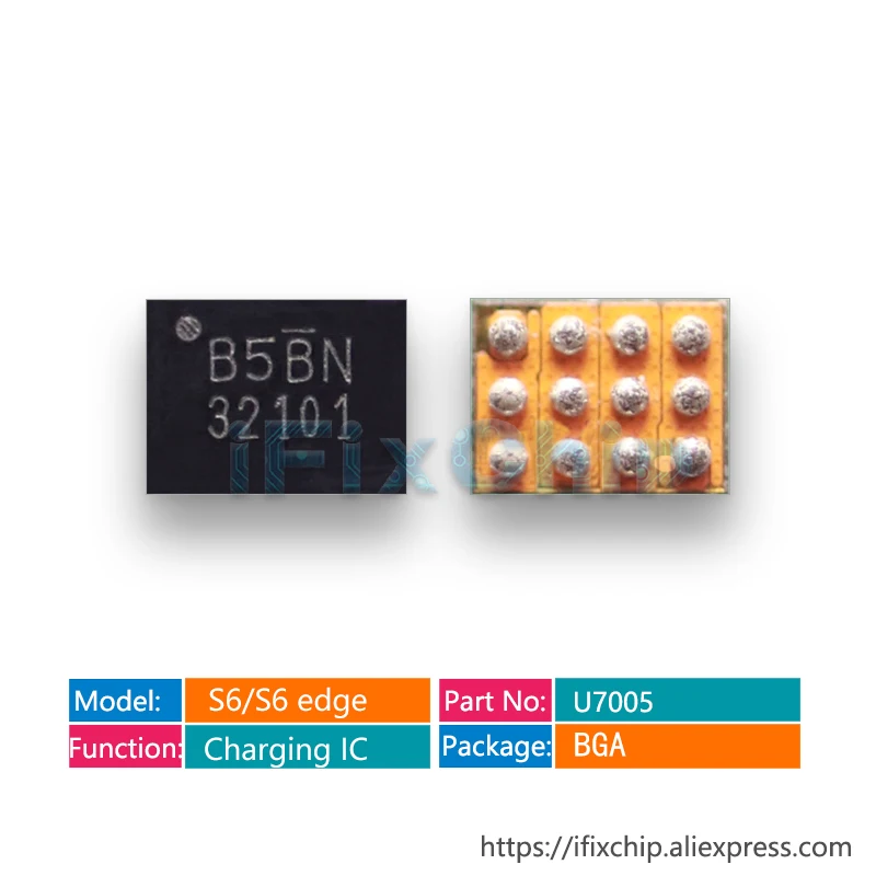 2 20 шт./лот U7005 для Samsung S6 G9200 Зарядка IC 32101/B5 12 контактов|lot lot| |