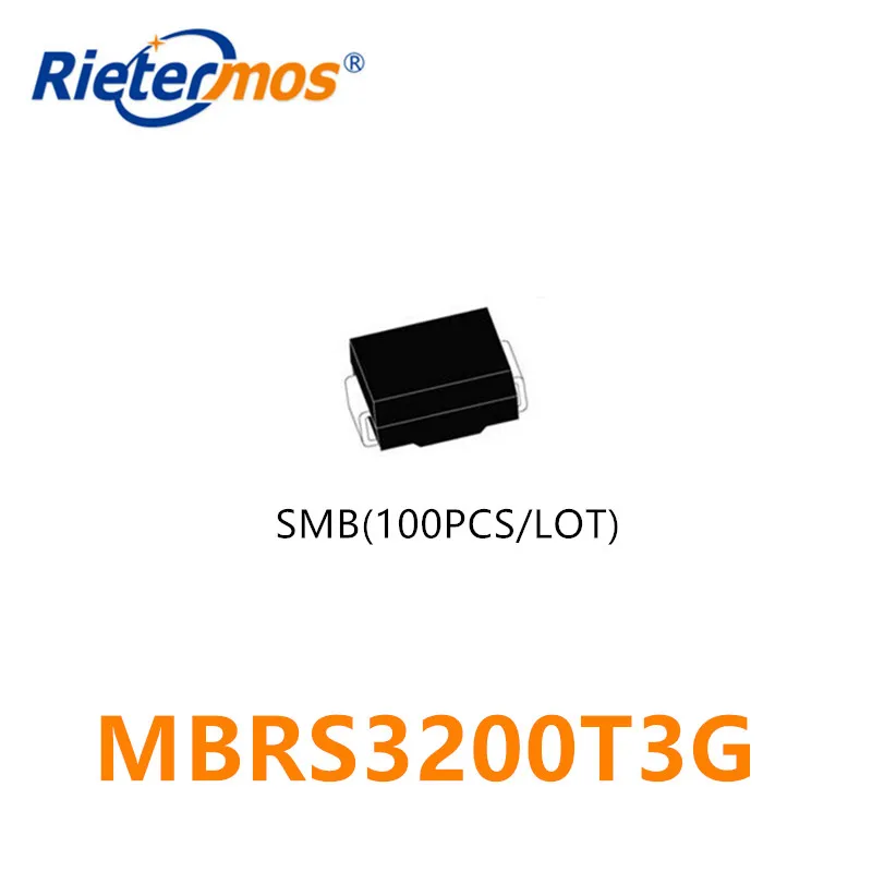 100 шт. MBRS3200T3G MBRS3200 SMB DO214AA оригинал | Электроника