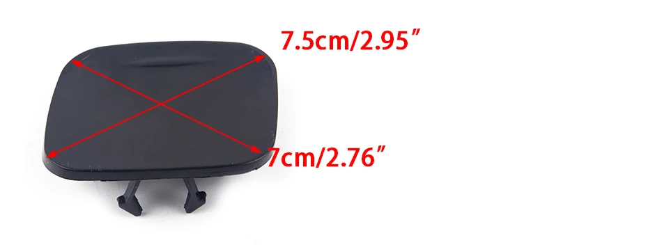 DWCX 39802591 черный пластиковый задний бампер Буксировочный Крюк Глаз Крышка подходит для Volvo S60 2011 2012 2013