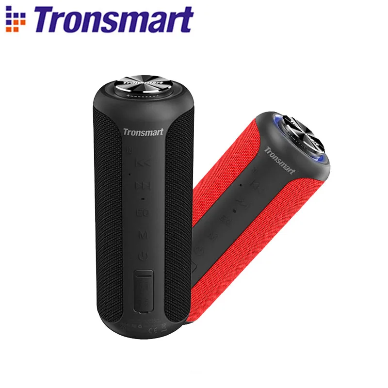 Tronsmart T6 Plus (Upgraded Edition) Bluetooth 5.0 Speaker 40W Portable TWS Speaker IPX6 Column with NFCTF CardUSB Flash Drive