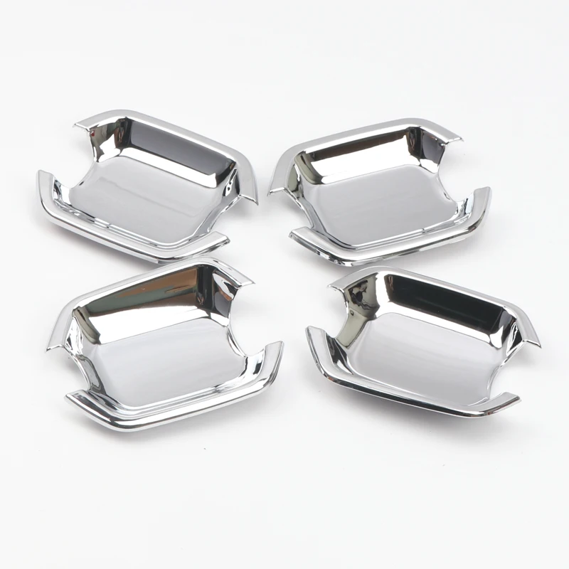 Chrome Exterior Door Handles Handles Bowls Frame Cover Trim Car Styling For Mitsubishi Pajero V80 V93 V95 V97 V98 2007 -