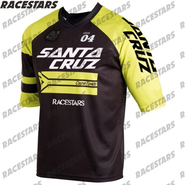 

Santa Cruz Downhill Jersey MTB Short Sleeve Cycling Jersey Quick Dry Off Road Mountain Bike DH BMX Breathable Motocross Jersey