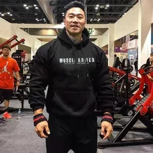 Осенняя куртка с длинным рукавом для бега, мужская клетчатая спортивная куртка с капюшоном, облегающая толстовка, спортивная куртка для тренировок, спортивный костюм для бега