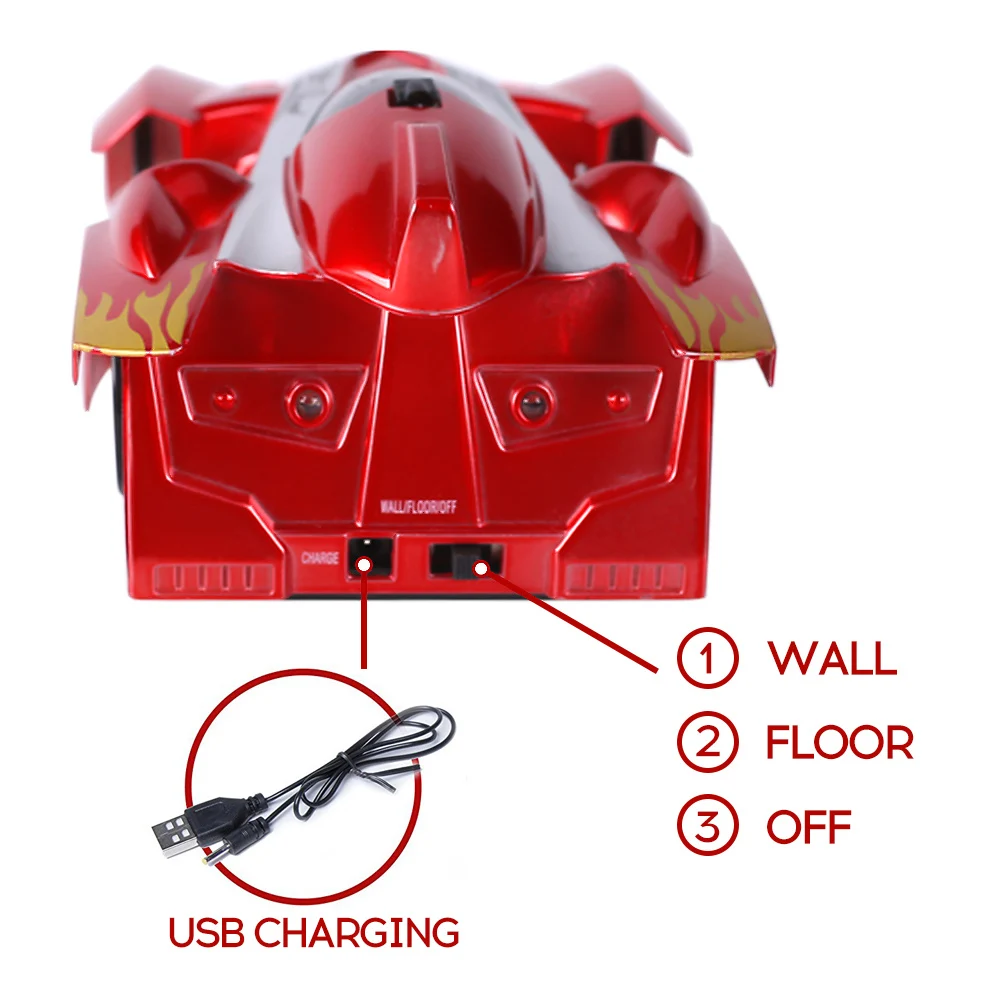 Радиоуправляемые автомобили, настенный пульт дистанционного управления, Радиоуправляемый гоночный автомобиль, гравитация, вращающийся на 360 градусов, трюк, автомобиль, электрические игрушки, подарок для детей, дропшиппинг