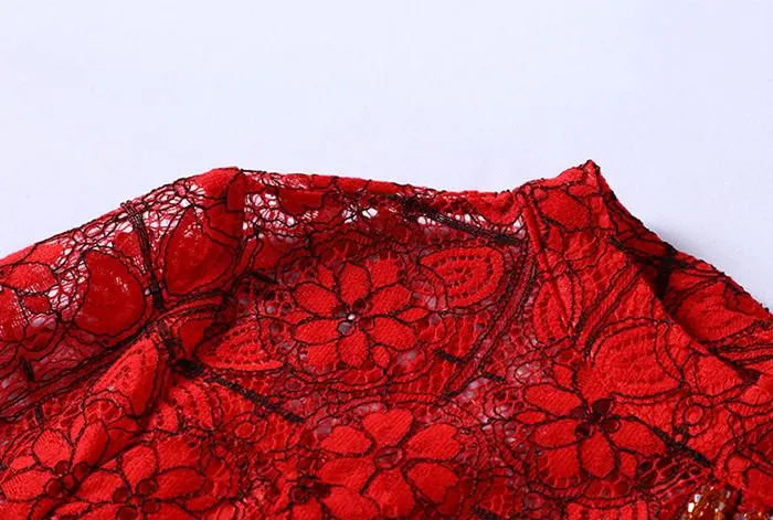 Осеннее уличное женское платье с расклешенными рукавами средней длины красного цвета с круглым вырезом и завышенной талией, облегающее модное ТРАПЕЦИЕВИДНОЕ ПЛАТЬЕ большого размера, вечерние платья