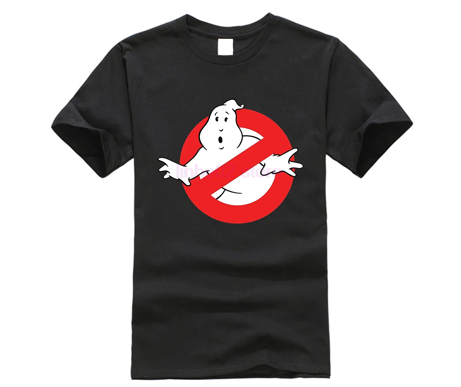 

Ghost Buster Logo Halloween T Shirt-RT