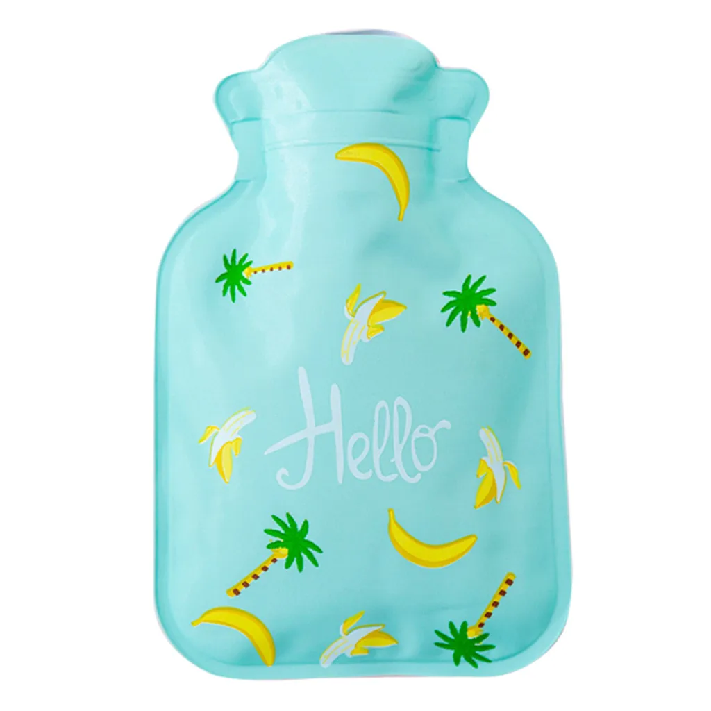 Горячая милый ПВХ стресс боли Терапия грелка сумка с вязаным мягким уютным покрытием зима теплый тепло многоразовый грелка для рук