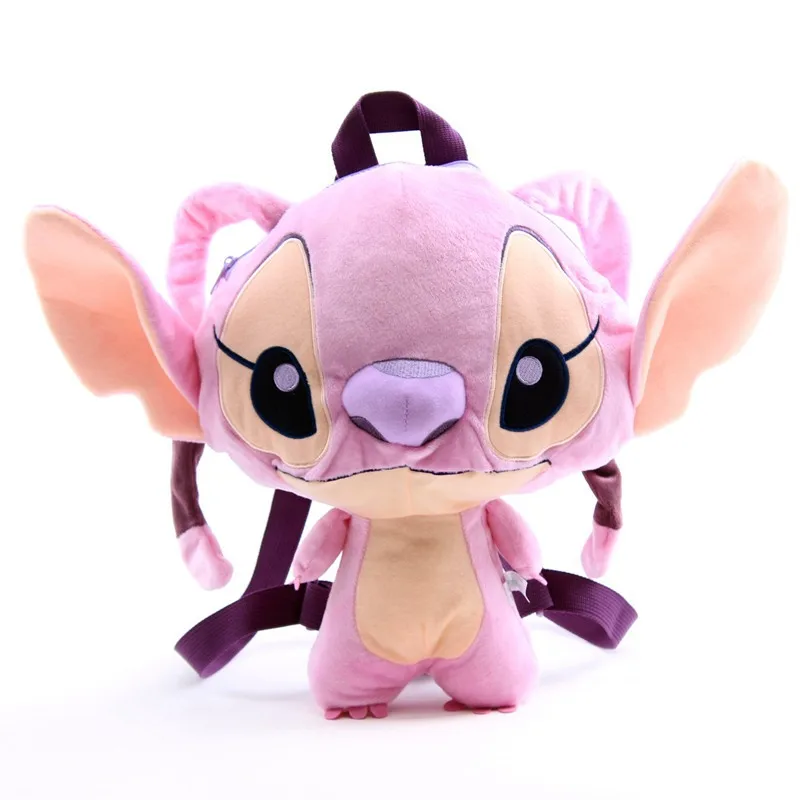32 см мультфильм супер мило "Лило и Стич" Плюшевый Детский рюкзак Stitch& Ангел ребенок плюшевый рюкзак милый рюкзак для девочек и мальчиков