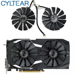 Ventilateur de refroidissement 12V, FDC10M12S9 C amp, 95mm, VGA, pour ASUS STRIX RX470, RX570, RX580, GTX 1050Ti, GTX 1070 Ti Gaming, 4 broches, 13 pales 