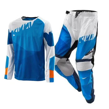 

motorcycle ride race Suits motocross pants with jerseys comb mx Downhill atv dirt bike suits Knight gear set
