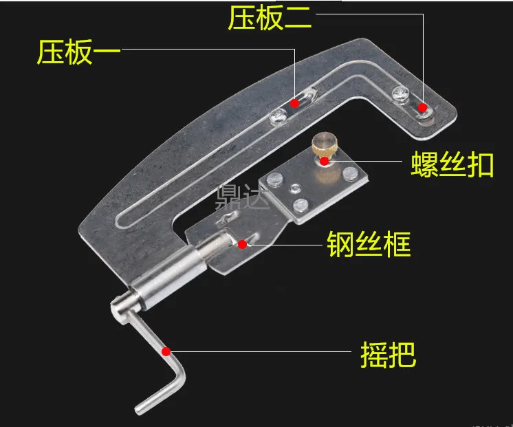 

Stainless Steel Hook Tier Fast Hook Tied to Manual Tied Fishhook Semi-automatic Hook Tier Suppository Hook Maker Knotter Fishing