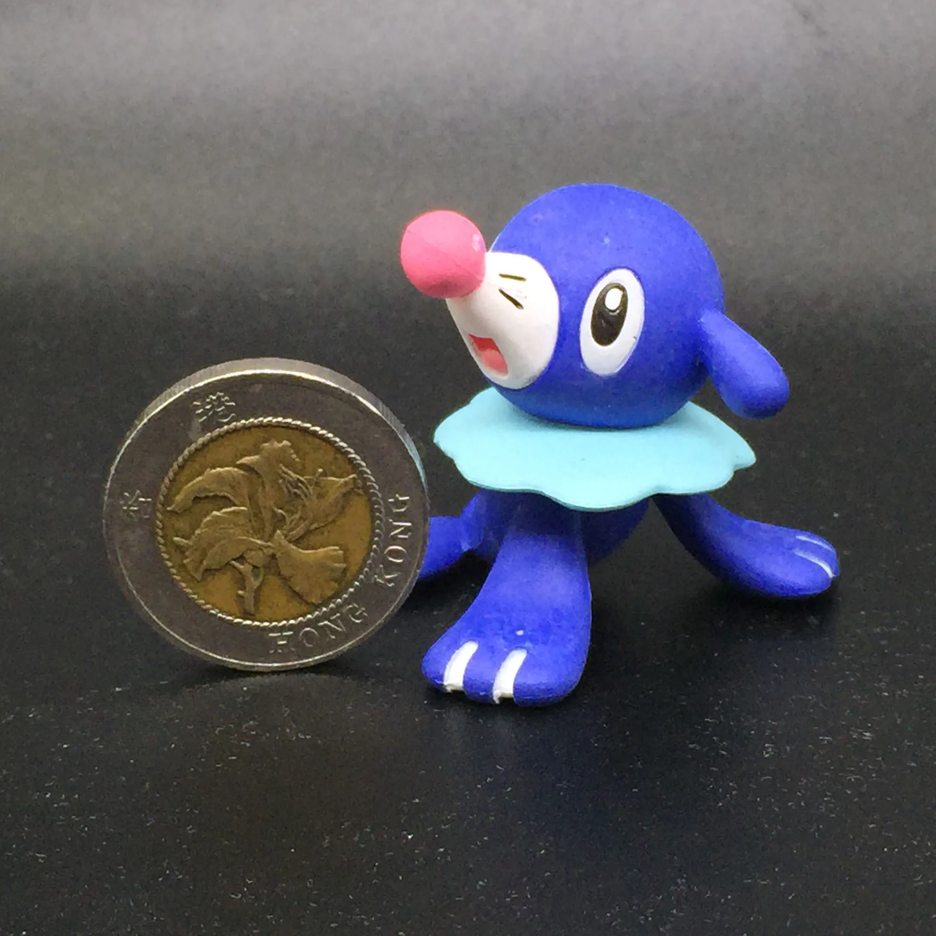 Tomy Pokemon 4-6 см Charmander Popplio Litten Pikachu Rowlet Treecko Eevee Fennekin Greninja Аниме фигурки куклы игрушки - Color: popplio