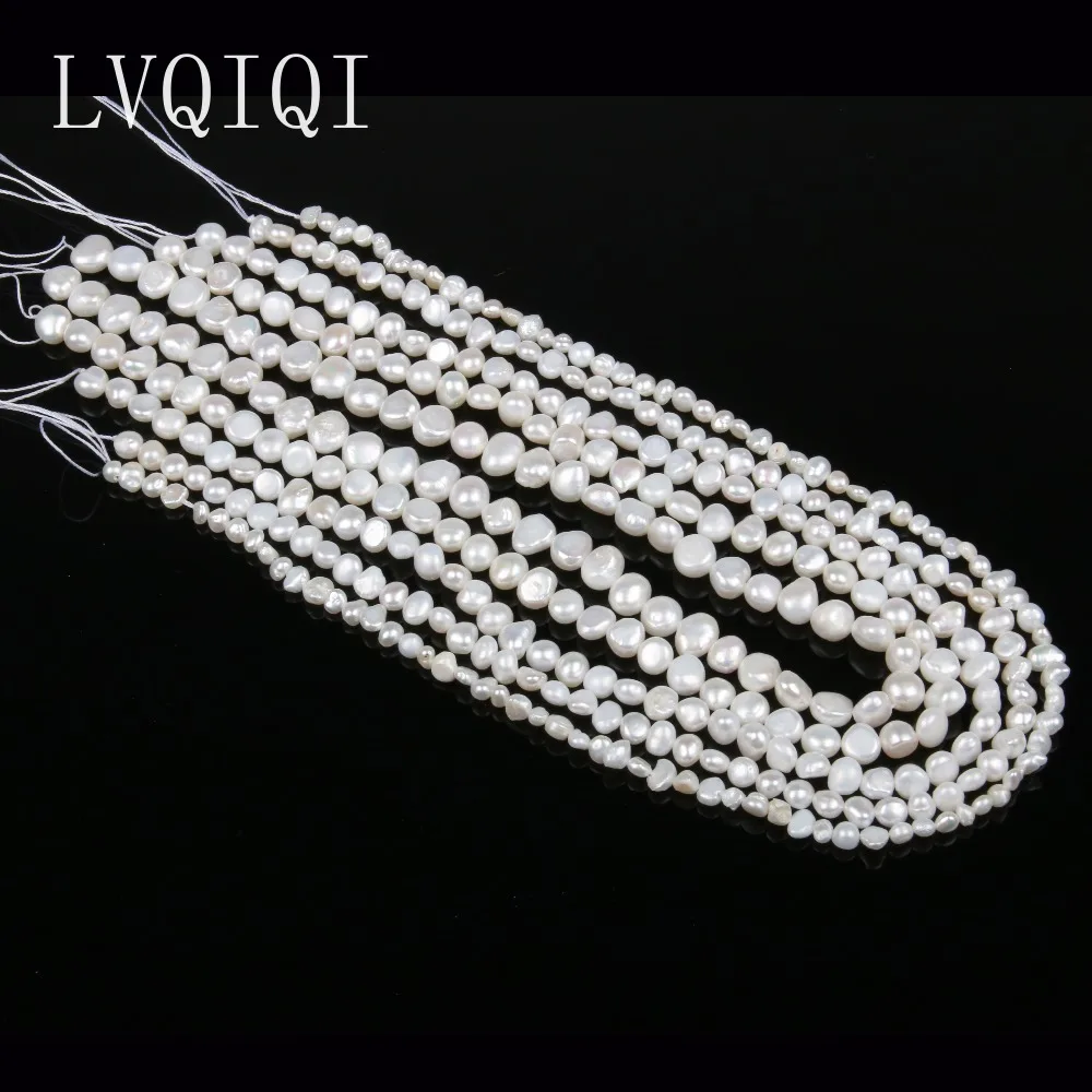 Natural Freshwater Pearl Baroque White Pink Black Irregular Beads For Jewelry Making DIY Earring Bracelet Necklace Accessories 4