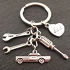 Dad Keychain Mechanic's Keychain Father's Day Gifts Car Lover Gift Tools Gift Dad Gift Father Keychain Hand Stampe Souvenir ► Photo 3/4