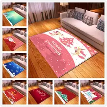 Год, домашний декор, ковры с рождеством, коврики для кухни, столовой, камина, напольный коврик, 3D Рождественский Санта-Клаус, коврики