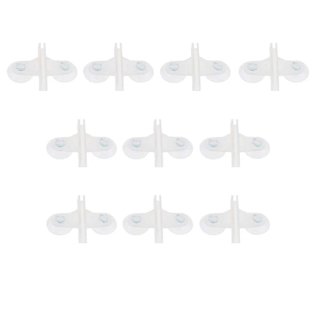 10x Aquarium Tank Divider Suction Cup Tank Breeding Separator Dual Suction Cup Clips Holder Sucker Divider Fish Tank Accessories