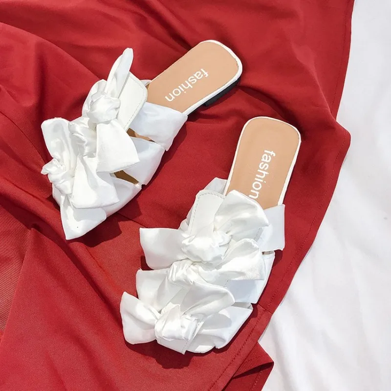 

Women Shoes Solid Colour Flats bow-Knot Decoration Female Pointed Toe Simple generous Elegant intellectual Walking shoes J15-83