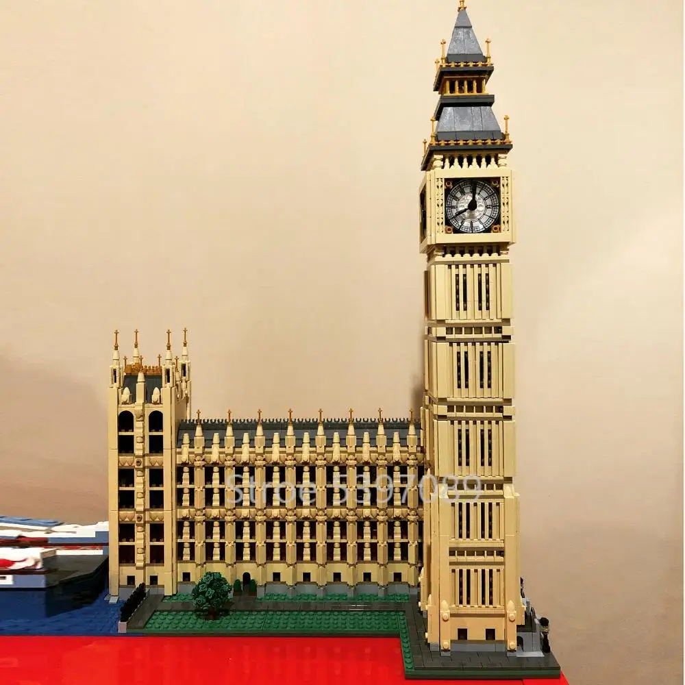 В наличии строительные блоки 17005 совместимые с Legoinglys Creator Big Ben 10253 игрушки подарки