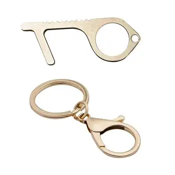 

Dropshipping Hygiene Hand Antimicrobial EDC Door Opener Portable Press Elevator Tool Door Handle Key Portable handle