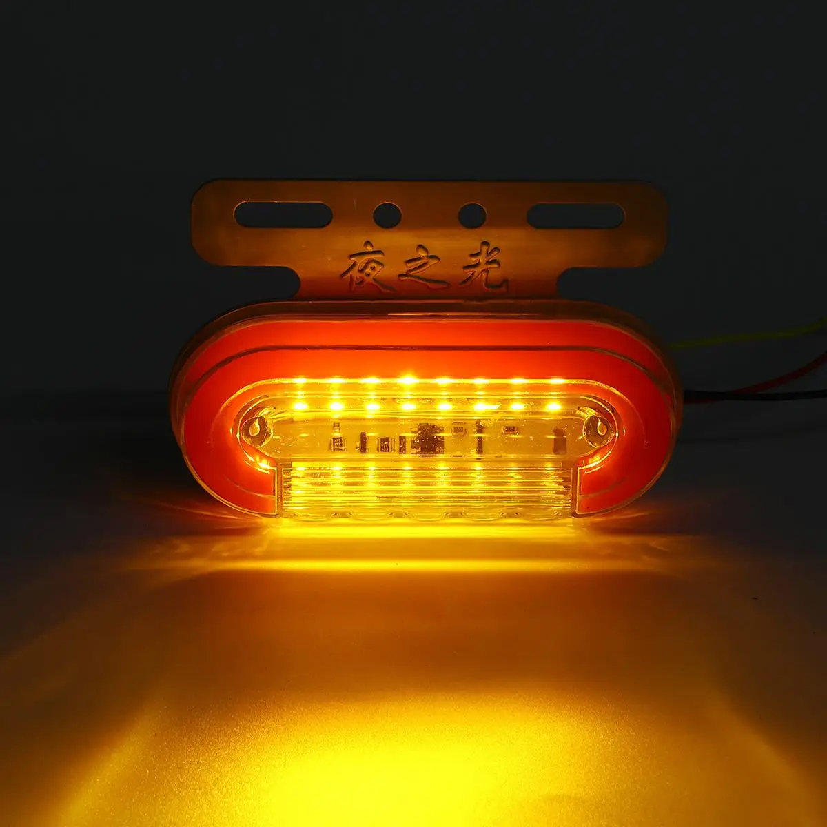 2x 25LED Боковой габаритный фонарь Водонепроницаемый прицеп боковой свет вспышка Грузовик Караван тормозной индикатор Лампа для грузовика автобуса сигнальная лампа 24 В
