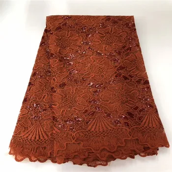 

New Arrival Milk Silk Lace Fabric High Quality French Mesh Lace Fabric With sequins African Lace Fabric For Nigerian Dress