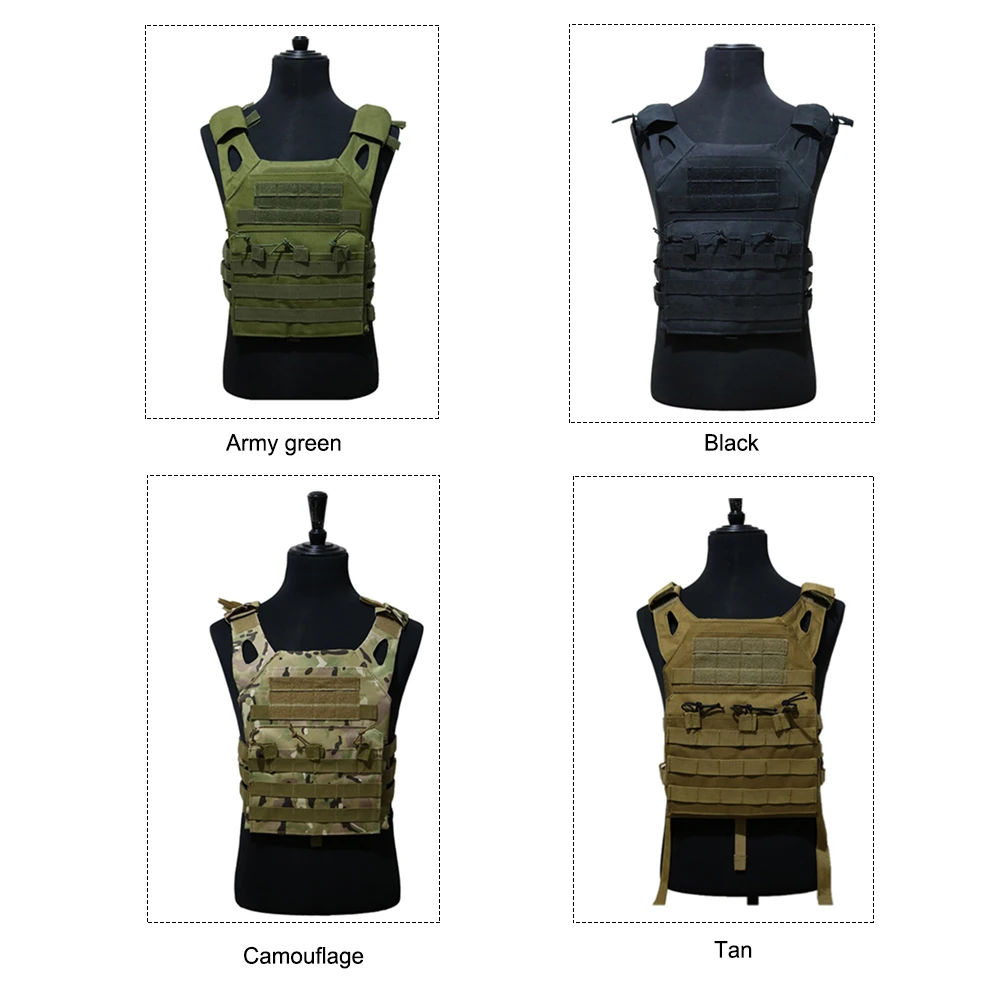 

TOMSHOO CS Tactical Body Armor Vest Military Accessories Hunting Goods Hunting Vests Outdoor Tools Plate Carrier Men