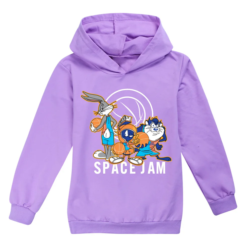 021 New Space Jam 2 Sweatshirts Kids T Shirts Tops Sportswear Baby Clothes Girls Hoodie T Shirt Autumn Jacket Children Clothing hoodies for a boy Hoodies & Sweatshirts