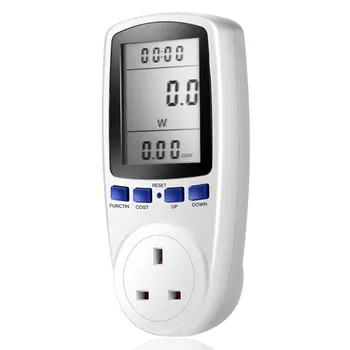 

AC Power Meter Digital Wattmeter Energy Meter Monitor Consumption Watt Power Consumption Tester Plug Electrical Tool
