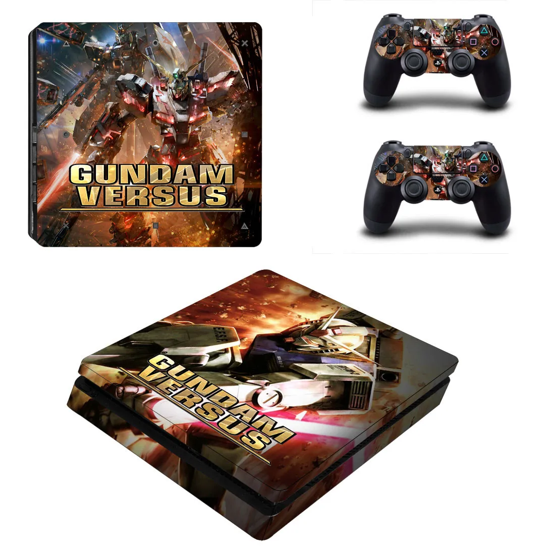 Gundam Versus PS4 Slim sticker s PS 4 Play station 4 Slim Skin sticker Pegatinas для playstation 4 Slim консоли и контроллера