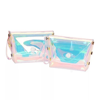 

Transparent Coin Purses Women Wallets Small Cute Card Holder PVC Key Money Mini Bag For Girls Ladies Purse Hand bags