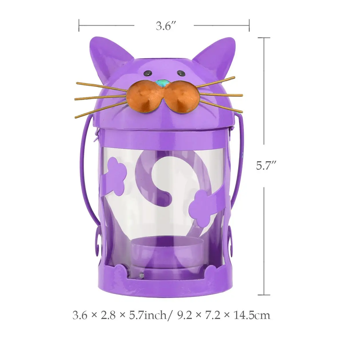 

Cat Shaped candle holder 6 color Hurricane lamp ornament Fantastic ornament Home Furnishing Articles for Home Decoration
