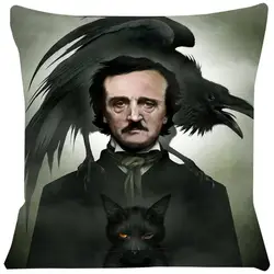 Halloween - Themed Decorative Cushion Cover - Horror Movie Inspired Design - 45x45cm (As picture)