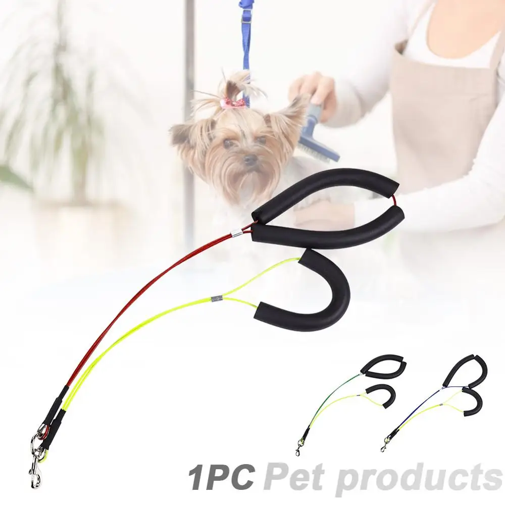 

Table No Sit Training Noose Harness Pet Grooming Rope Durable Haunch Holder Dog Cat Accessories Collar Restraint Elastic Hook