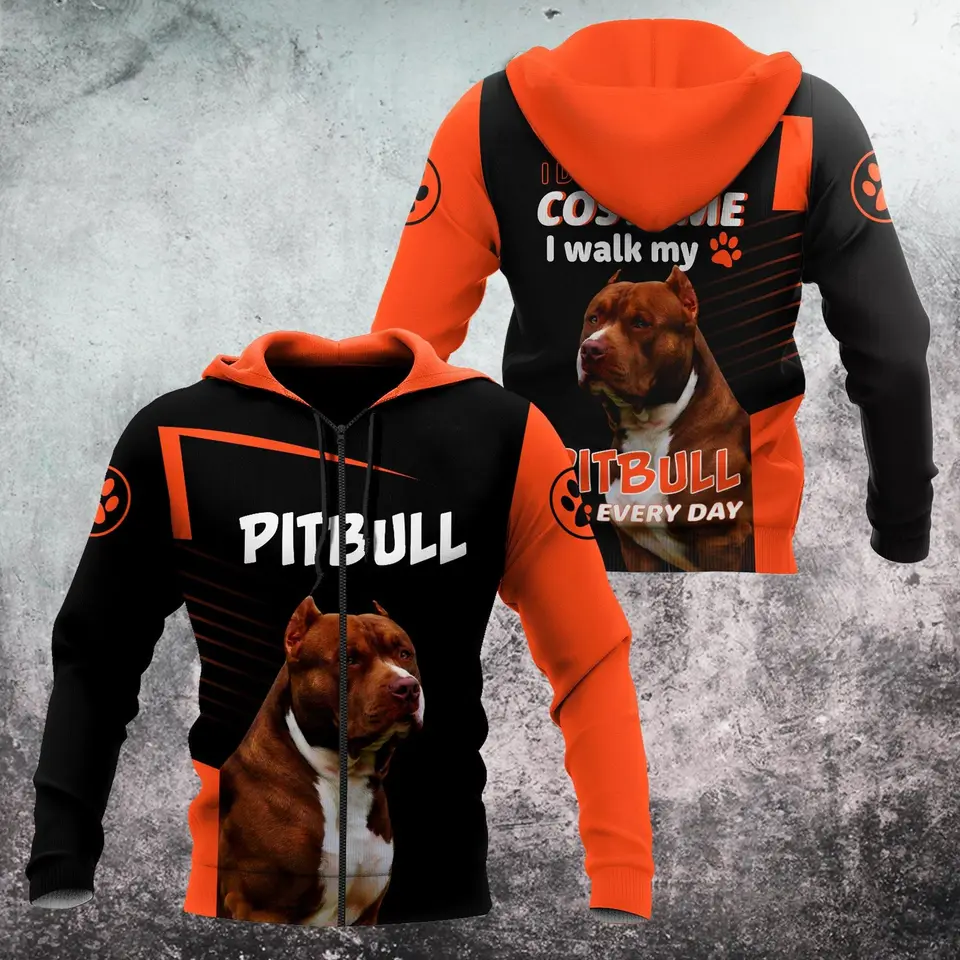 Drop shipping Love Pitbull Dog 3D All Over Printed Mens autumn Hoodie  Unisex Casual Pullover Streetwear Jacket Tracksuits DK248 - AliExpress