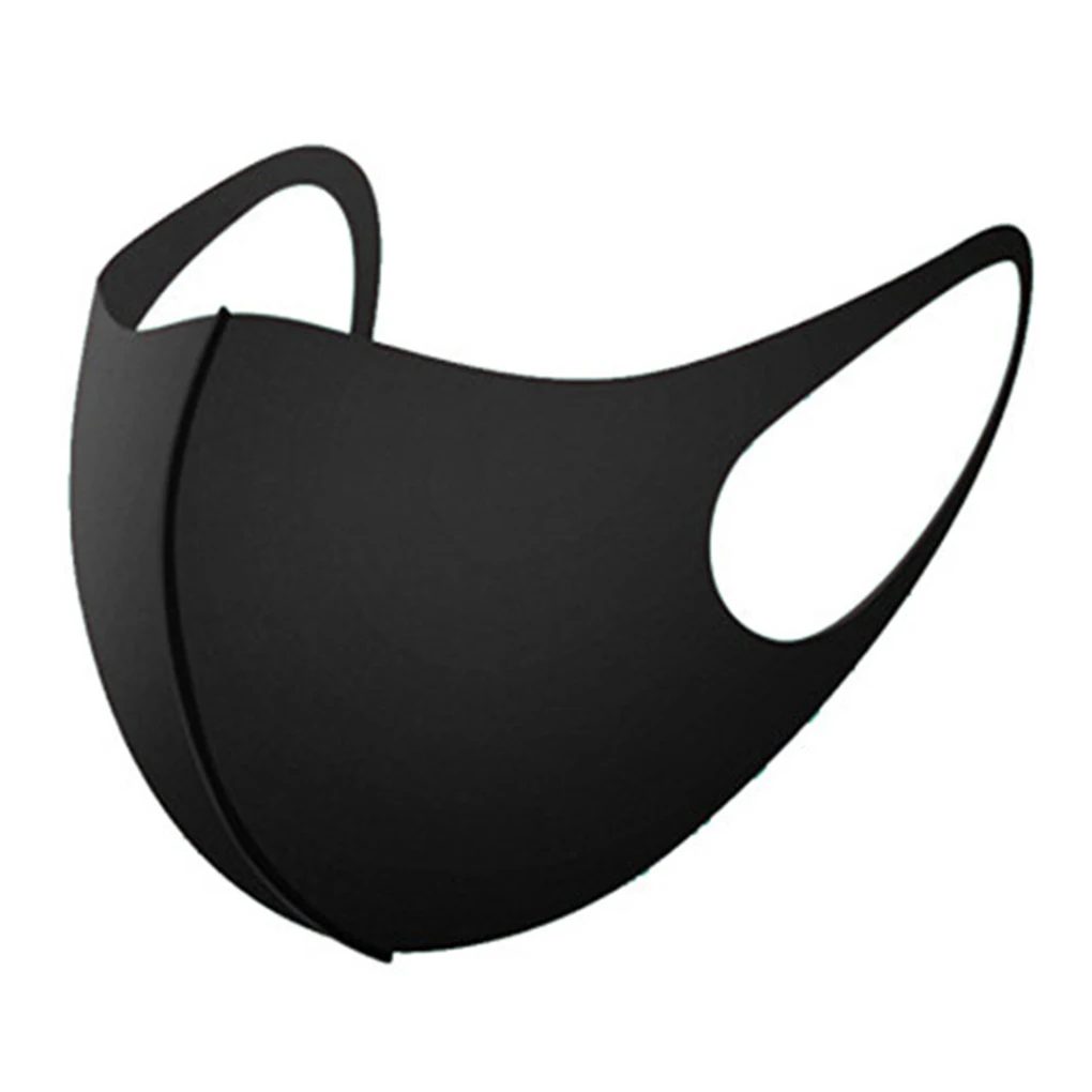 Women Men 3-layer Sponge Face Mask Anti-dust Anti-haze Reusable Breathable Unisex Mouth Mask Washable Windproof Mask Filter