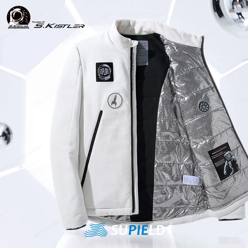 

SUPIELD Aerogel Stand-up Collar Warm Anti-cold Suit Clothes Men's Winter Jacket Lightweight Breathable Waterproof Thermal Coat