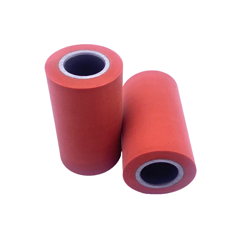 2PCS Good Quality Feeding Roller Rubber Wheel for Edge Banding Machine