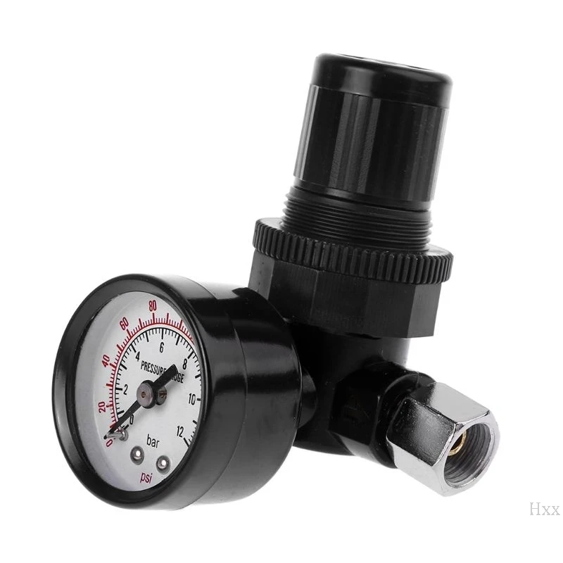 1/" Воздушный редуктор регулятора давления 12Bar 180 PSI пистолет-распылитель манометр для клапана