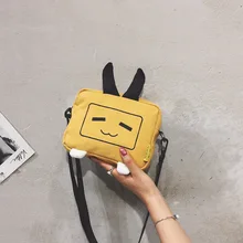 Креативная новая стильная женская сумка в Корейском стиле, милый холщовый рюкзак для студентов, уличная дорожная сумка через плечо