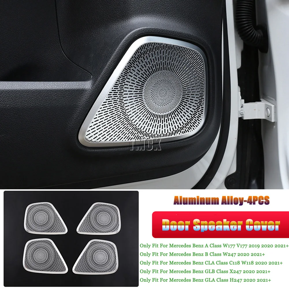 For Mercedes Benz A B CLA GLB GLA Class W177 W247 C118 X247 H247 2020 2021+  Car Door Tweeter Dashboard Audio Speaker Cover Trim - AliExpress