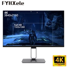27inch Computer Monitor PC Monitor 4K 60Hz IPS 1ms Response Adaptive-Sync VESA Mounting 100%sRGB 178 View Game Monitor Speakers