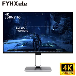 27 polegada monitor de computador monitor de computador 4k 60hz ips 1ms resposta adaptativa sincronização vesa montagem 100% srgb 178 ver jogo monitor alto falantes