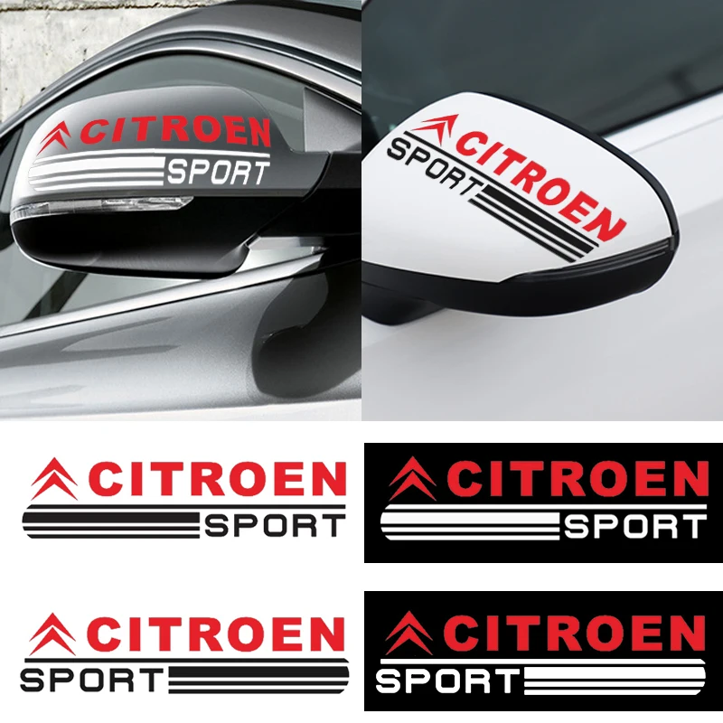 

2pcs Car Styling Sticker Rearview Mirror Stickers for Citroen C1 C2 C3 C4 C5 C6 C8 C4L DS3 DS5 Car Accessories