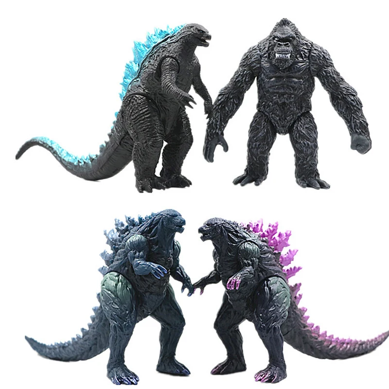 Фигурки Godzilla King Kong экшн-фигурки животные динозавры Горилла игрушки 17 см 7 дюймов