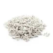 500 шт 3,5 мм диаметр белый пластиковый кабельный зажим провод трубка застежка для шланга