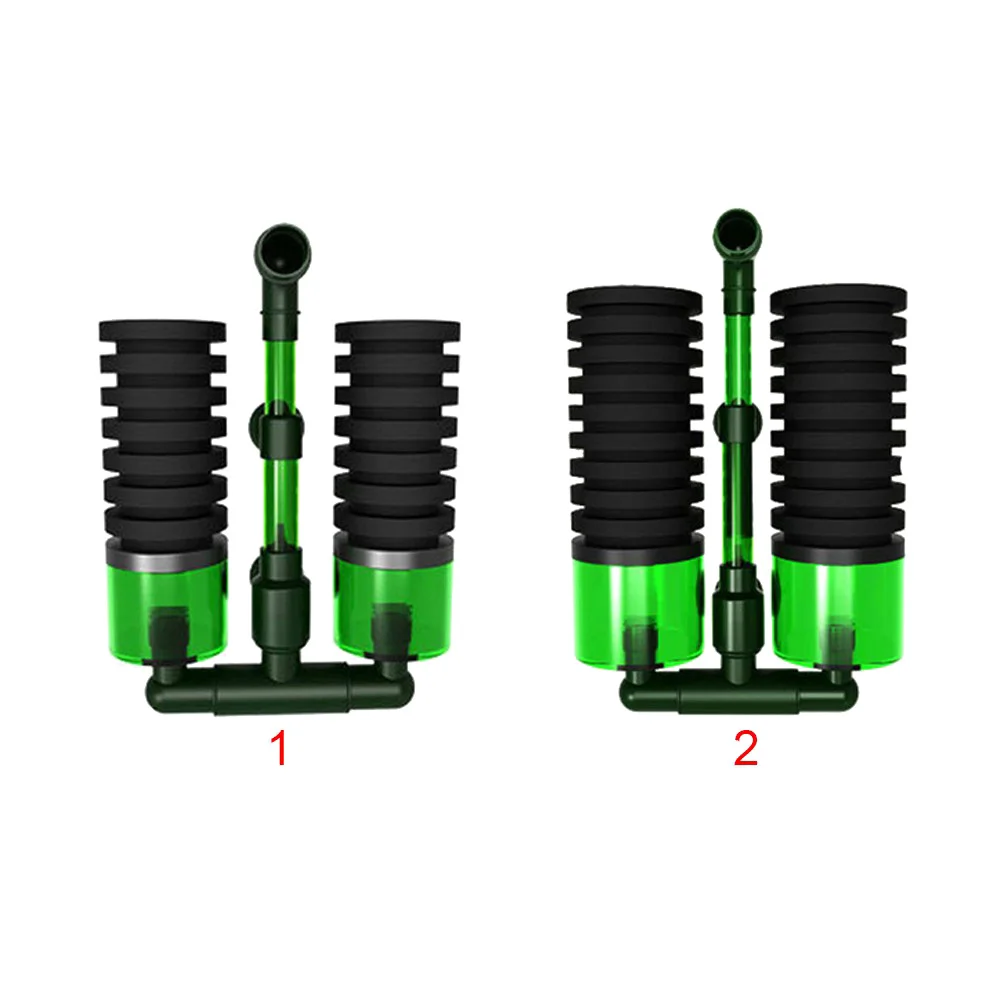 

Biochemical Sponge Filter Double Head Sponges Practical Foam Filter Aquarium Sponge Filter High Quality Fish Tank Equipment