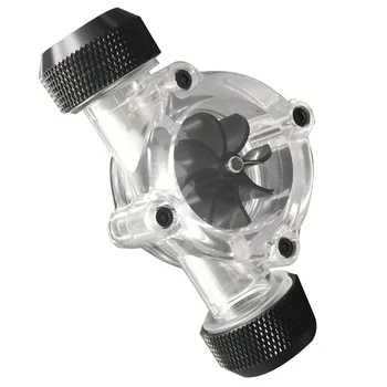 

1Pc 8 Impeller G1/4 Threaded PC Computer Water Cooling System Flow Meter Indicator