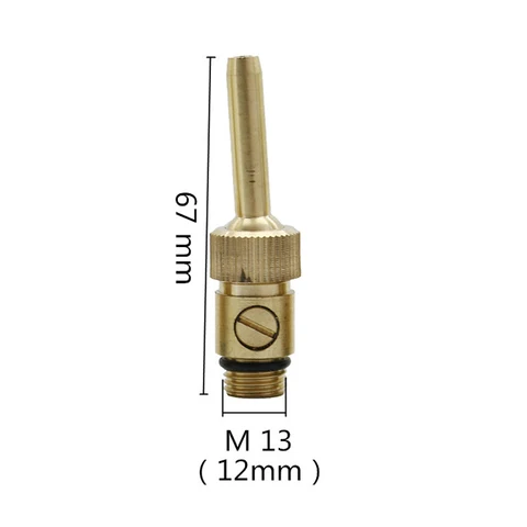 Adjustable Brass Water Curtain Waterline With Valve Fountain Nozzle 1/4" M10 M12 M14 Male Thread Garden Landscaping Fountain