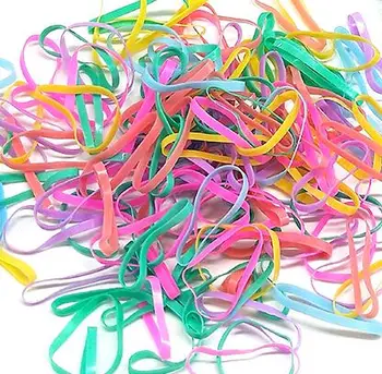 

Colorful rubber bands tie hair organize helpers and organize computer wires computer cable organize helper